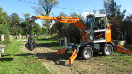 Ausleger, Rahmen und Komponenten für BOKI-Bagger